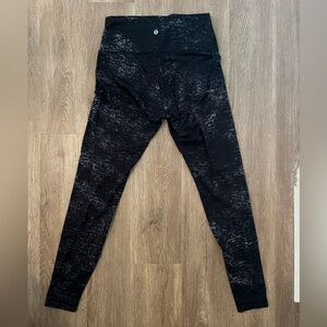 Lululemon Align Black Pattern Leggings - 28”